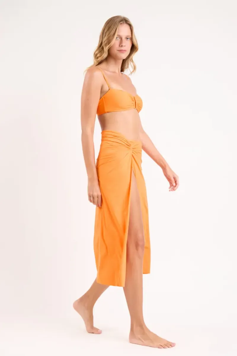Bio-Laranjada Long Skirt Knot>Rio de Sol Best