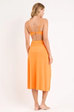 Bio-Laranjada Long Skirt Knot>Rio de Sol Best