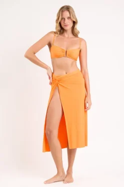 Bio-Laranjada Long Skirt Knot>Rio de Sol Best