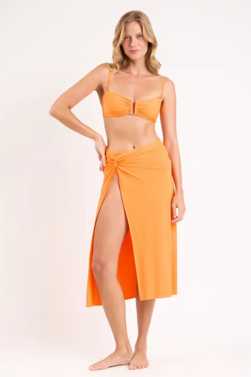 Bio-Laranjada Long Skirt Knot>Rio de Sol Best