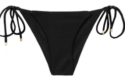 Bottom Shimmer-Black Cheeky-Tie>Rio de Sol New