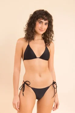 Bottom Shimmer-Black Cheeky-Tie>Rio de Sol New