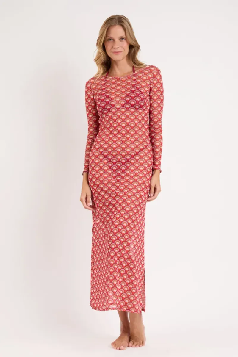 Floral-Scales Dress Lucy>Rio de Sol Discount
