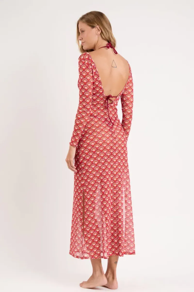 Floral-Scales Dress Lucy>Rio de Sol Discount