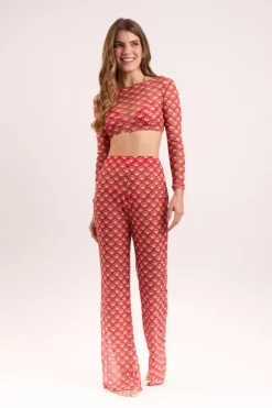 Floral-Scales Pants Lana>Rio de Sol Best