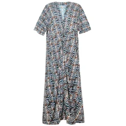 Ikat Long Dress>Rio de Sol Best