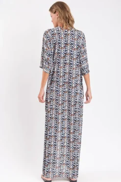 Ikat Long Dress>Rio de Sol Best