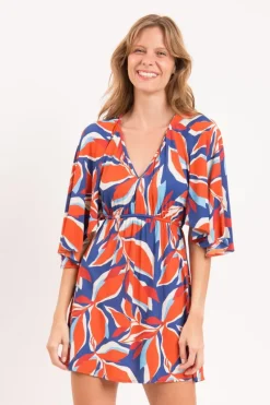 Leaves Mini Dress>Rio de Sol Fashion