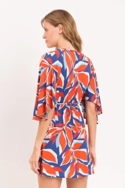 Leaves Mini Dress>Rio de Sol Fashion