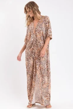 Leopard Long Dress>Rio de Sol Hot
