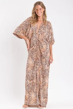 Leopard Long Dress>Rio de Sol Hot