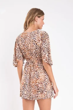 Leopard Mini Dress>Rio de Sol Discount