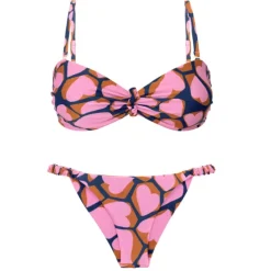 Set Amore-Pink Bandeau-Crispy Cheeky-Crispy>Rio de Sol Sale